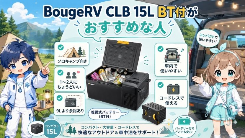 BougeRV CLB 15L BT付がおすすめな人