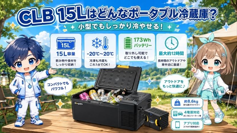 CLB 15Lはどんなポータブル冷蔵庫？