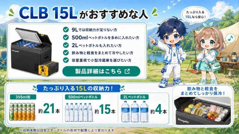 CLB 15Lがおすすめな人