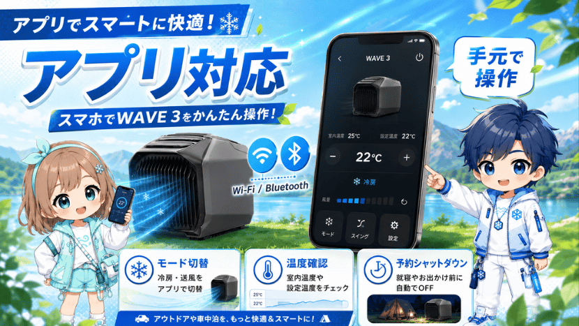 EcoFlowアプリ対応｜Wi-Fi・Bluetoothで手元から操作