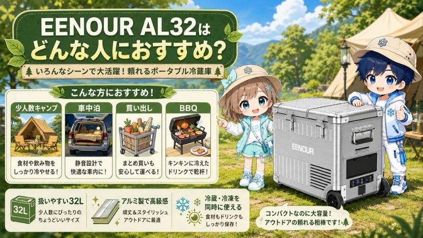 EENOUR AL32はどんな人におすすめ？