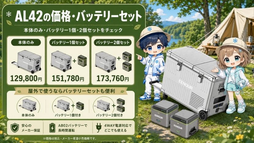 AL42の価格・バッテリーセット