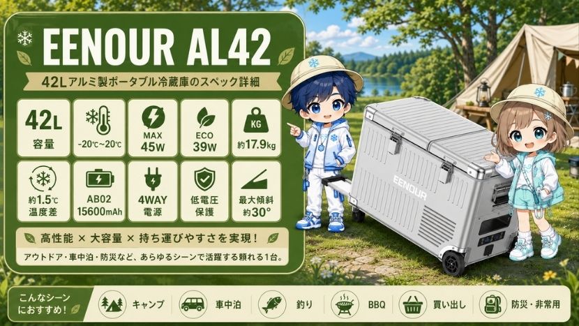 EENOUR AL42のスペック詳細
