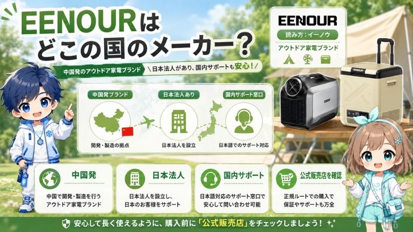 EENOURはどこの国のメーカー？
