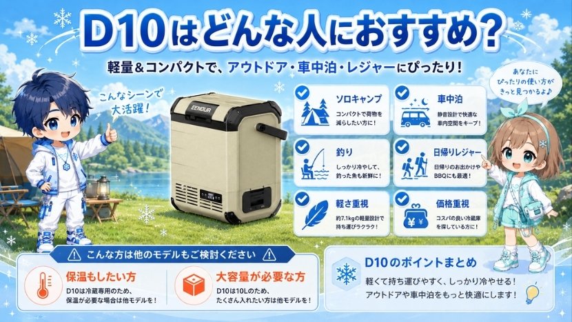 D10はどんな人におすすめ？