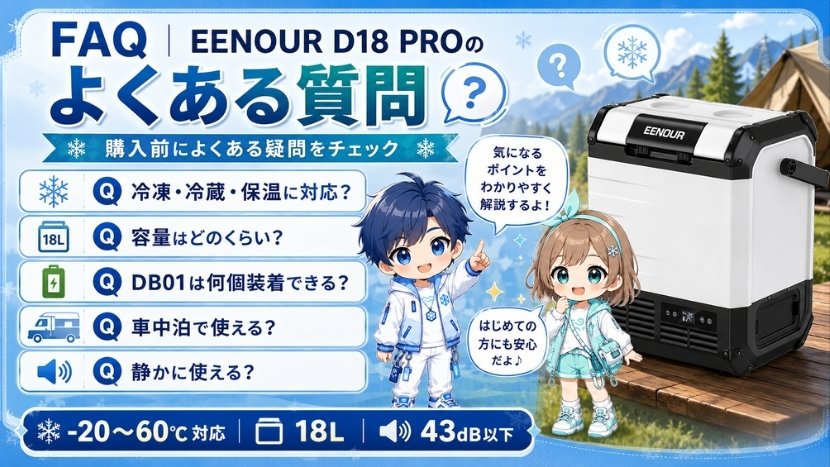 FAQ｜EENOUR D18 PROのよくある質問