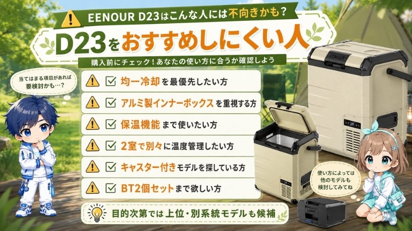 D23をおすすめしにくい人