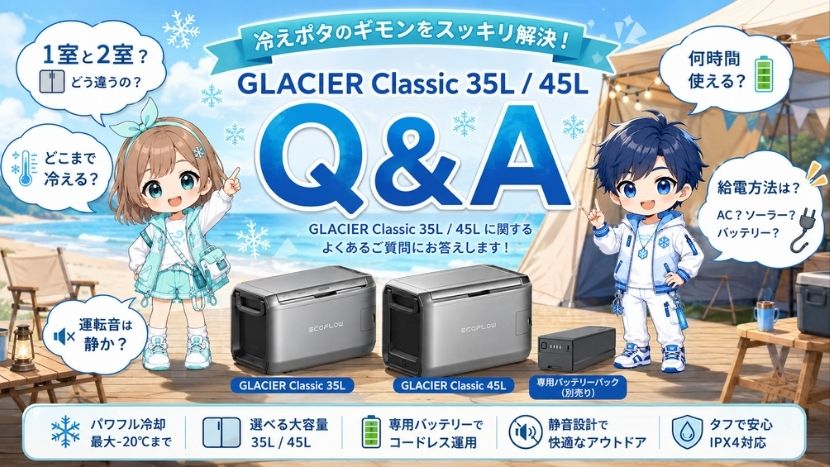 FAQ｜GLACIER Classic 35L・45Lのよくある質問