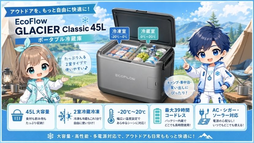 GLACIER Classic 45L 特徴